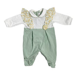 Tutina Intera In Cotone Con Rouche Neonata TETO E TATTA TU4771 - TETO E TATTA - Luxury Kids