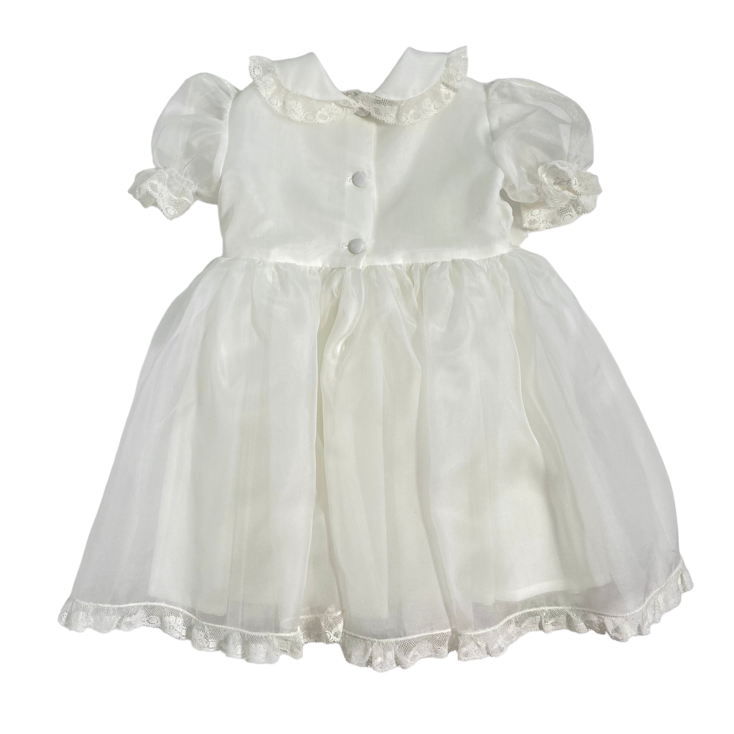 Abito Elegante Battesimale In Seta E Pizzo Panna Neonata PICCOLA GIUGGIOLA CHIESSI - PICCOLA GIUGGIOLA - Luxury Kids