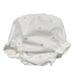 Abito Elegante Manica 3/4 Con Culotte In Tulle E Pizzo Rosa Neonata MIMOSA ITALICA - MIMOSA - Luxury Kids