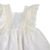 Abito Smanicato In Tulle Elegante Bambina YOEDU 0502