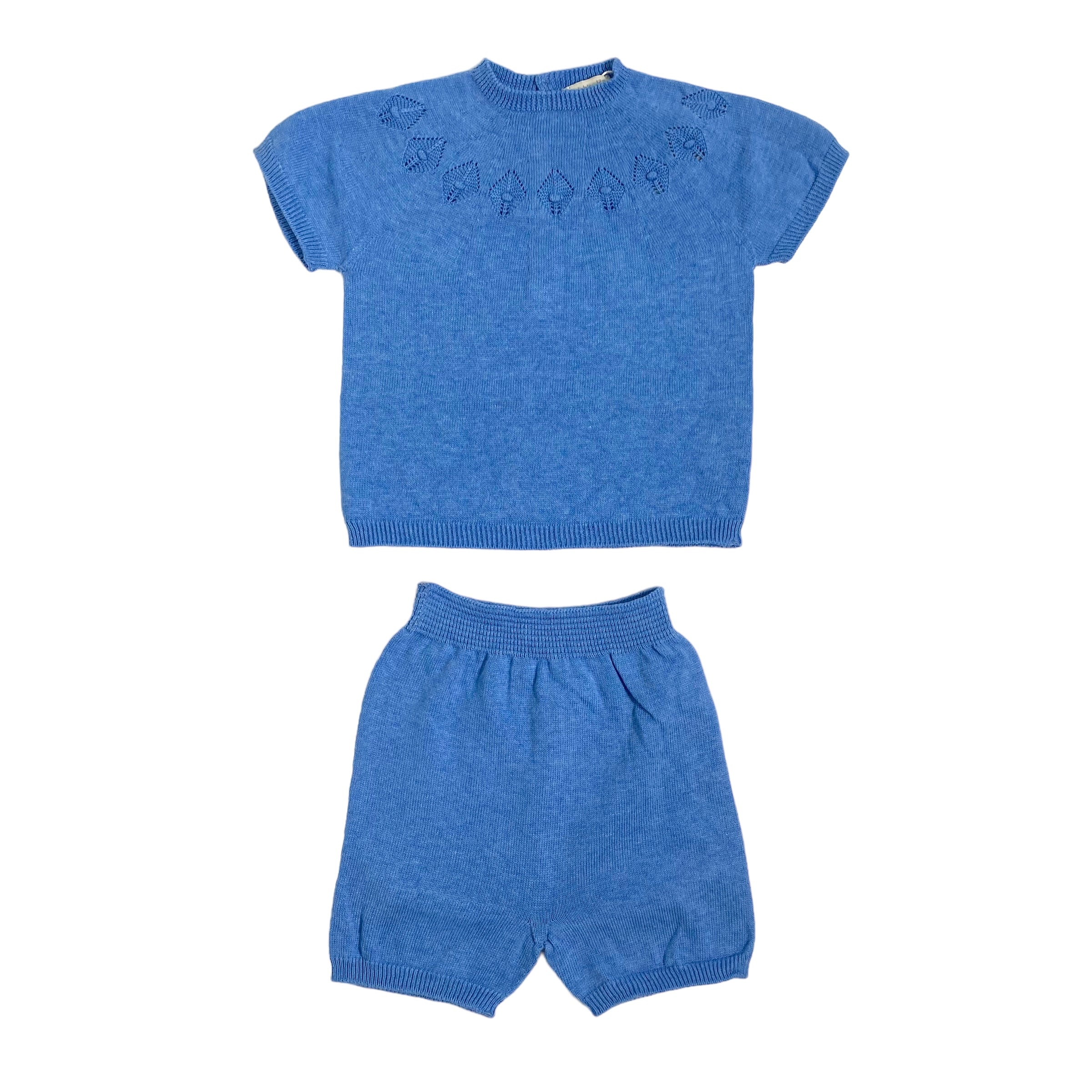 Pagliaccetto Spezzato In Filo Di Cotone Neonato WEDOBLE V2303301B - WEDOBLE - Luxury Kids