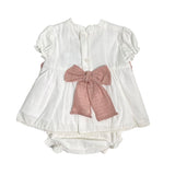 Abito Con Culotte In Cotone Neonata DEL SUR 0073