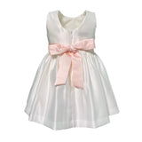 Abito Elegante Smanicato In Rasatello Bambina PETIT 2015659 - PETIT - Luxury Kids