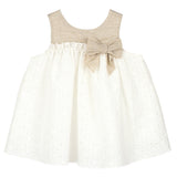 Abito Smanicato con Pizzo San gallo Neonata CALAMARO 21229