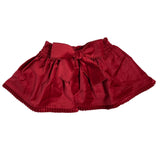 Gonna In Velluto Rossa Bambina PHI CLOTHING 22696 - PHY CLOTHING - LuxuryKids