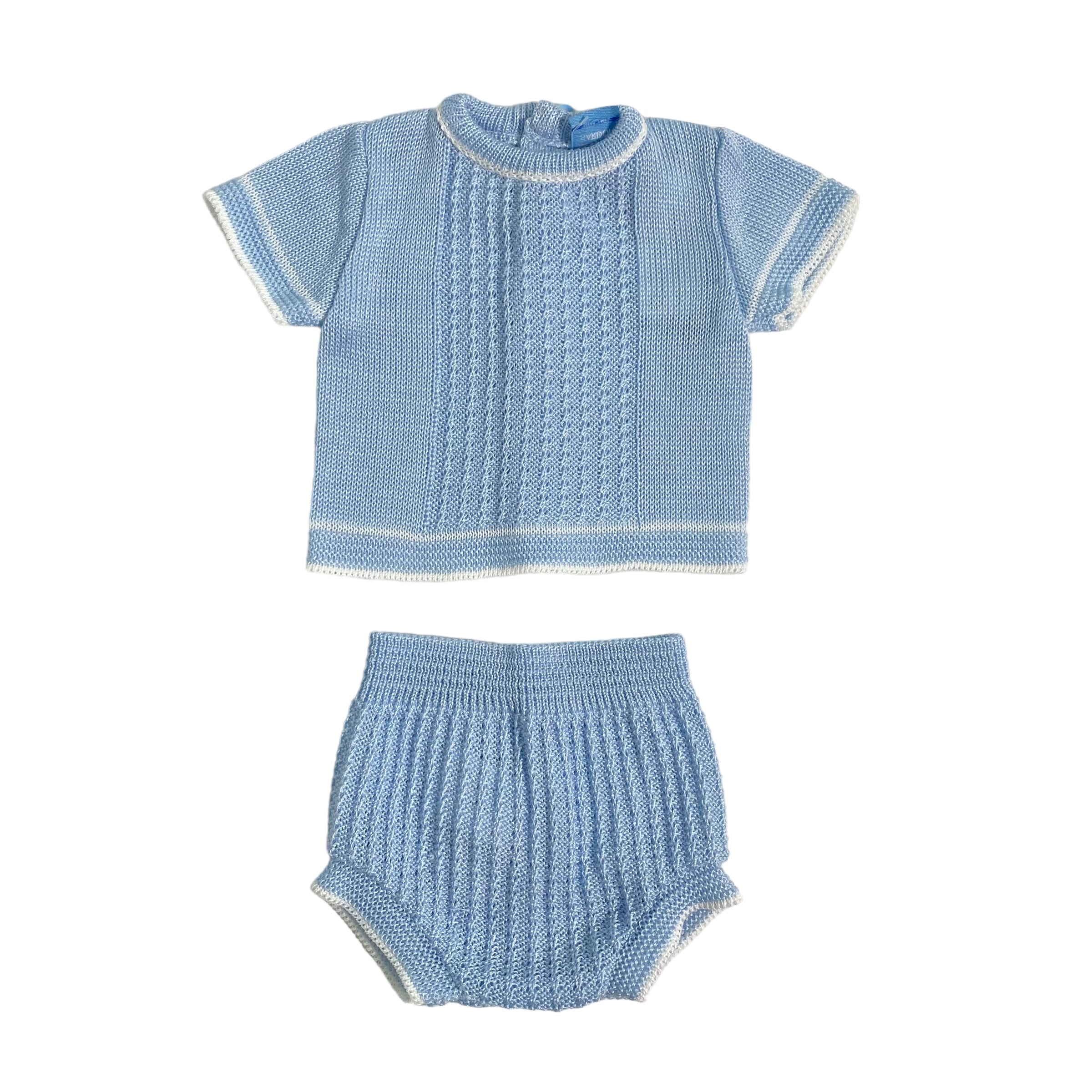 Pagliaccetto Spezzato In tessuto Anallergico Acrilico Neonato SARDON MC187 - SARDON - Luxury Kids