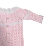 Tutina Intera In Filo Di Cotone Traforata Neonata DR KID DK160 - DR KID - Luxury Kids