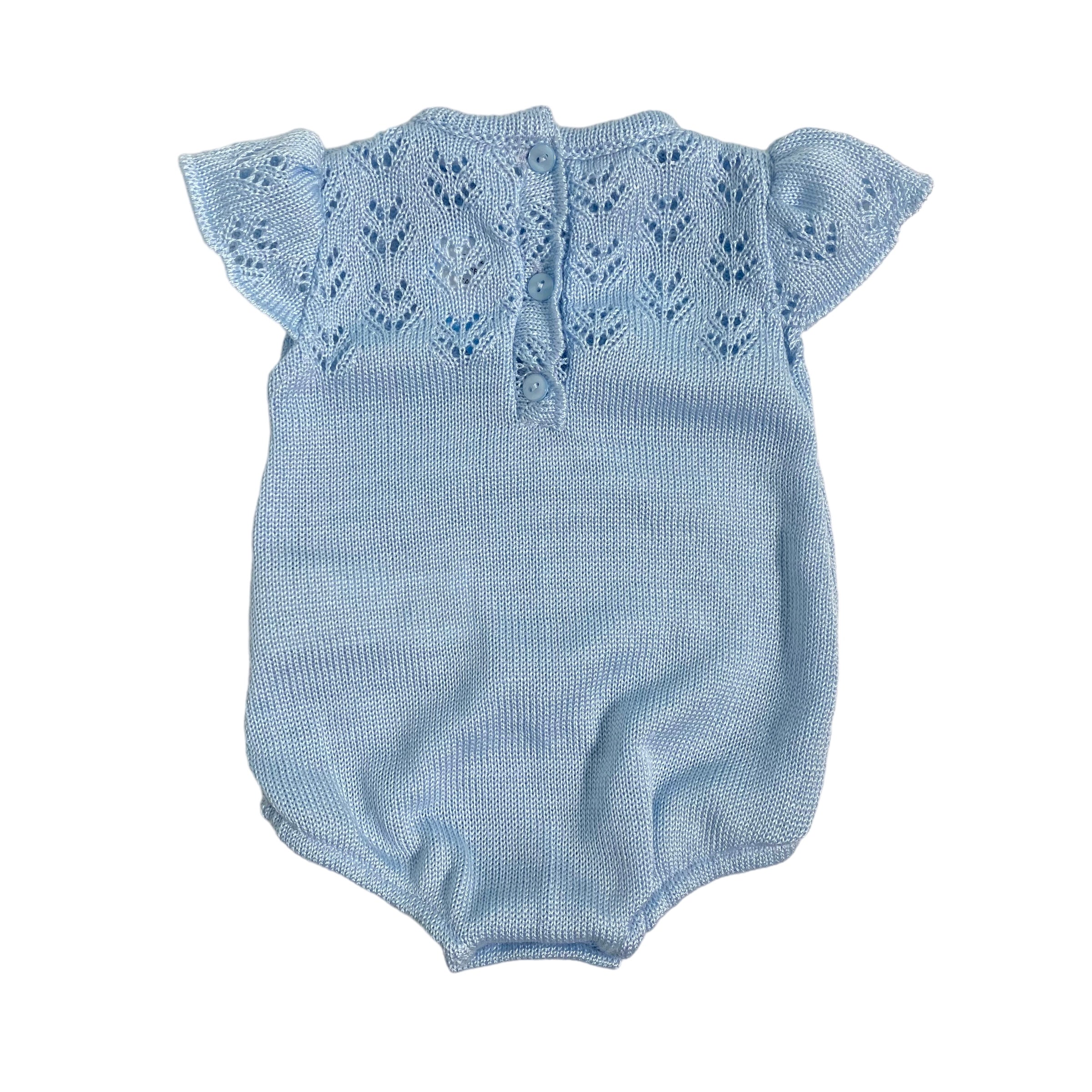 Pagliaccetto Intero In Tessuto Anallergico Acrilico Neonato SARDON MC201 - SARDON - Luxury Kids