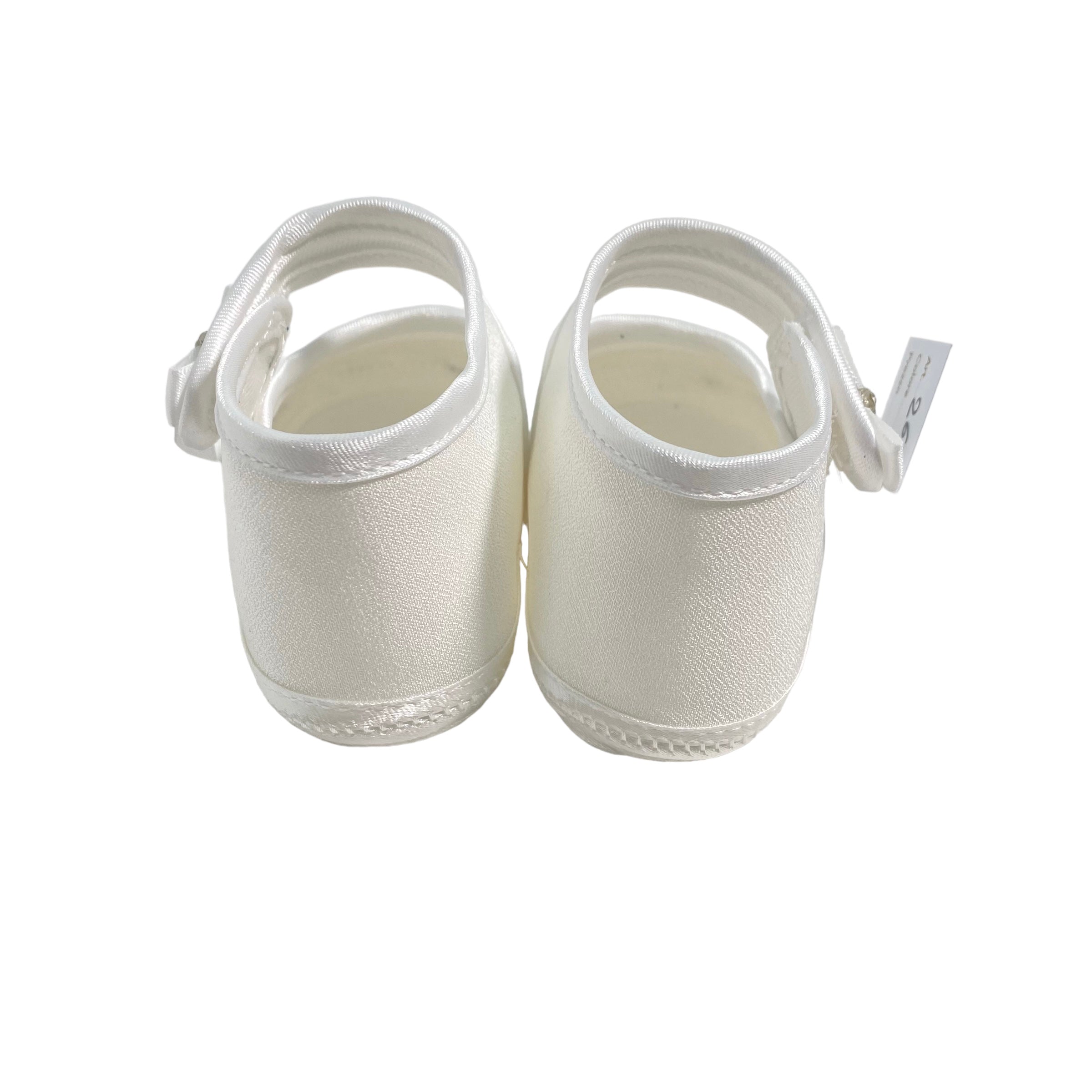 Scarpe Da Culla Modello Ballerina In Tessuto Neonata BABY CHIC 2626 - Baby Chic - Luxury Kids