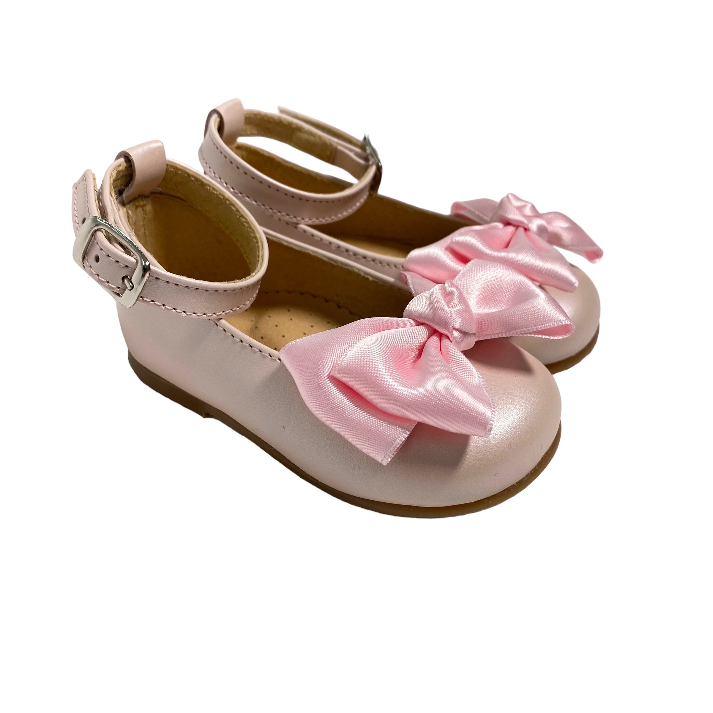Scarpe Modello Ballerina In Pelle Con Fiocco Bambina PANYNO B3004 - PANYNO - Luxury Kids