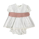 Abito Con Culotte In Cotone Neonata DEL SUR 0073