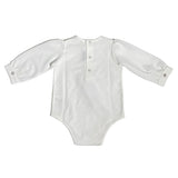 Body Girocollo In caldo Cotone Con Maniche In Seta Neonata PETIT 4515508 - PETIT - LuxuryKids