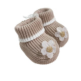 Calzino Scarpetta In Filo Di Cotone Neonata I DELFI 2396H