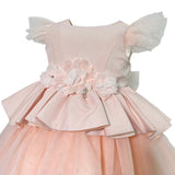 Abito Elegante Modello Bambolina Con Tulle Neonata PETIT 2015661