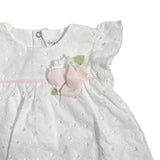 Pagliaccetto In Pizzo San Gallo Neonata TETO E TATTA PA4790 - TETO E TATTA - Luxury Kids