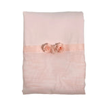 Coperta Imbottita Sfoderabile In Cotone E Organza Rosa Neonata NINNAOH E23COP24I - NINNAOH - Luxury Kids