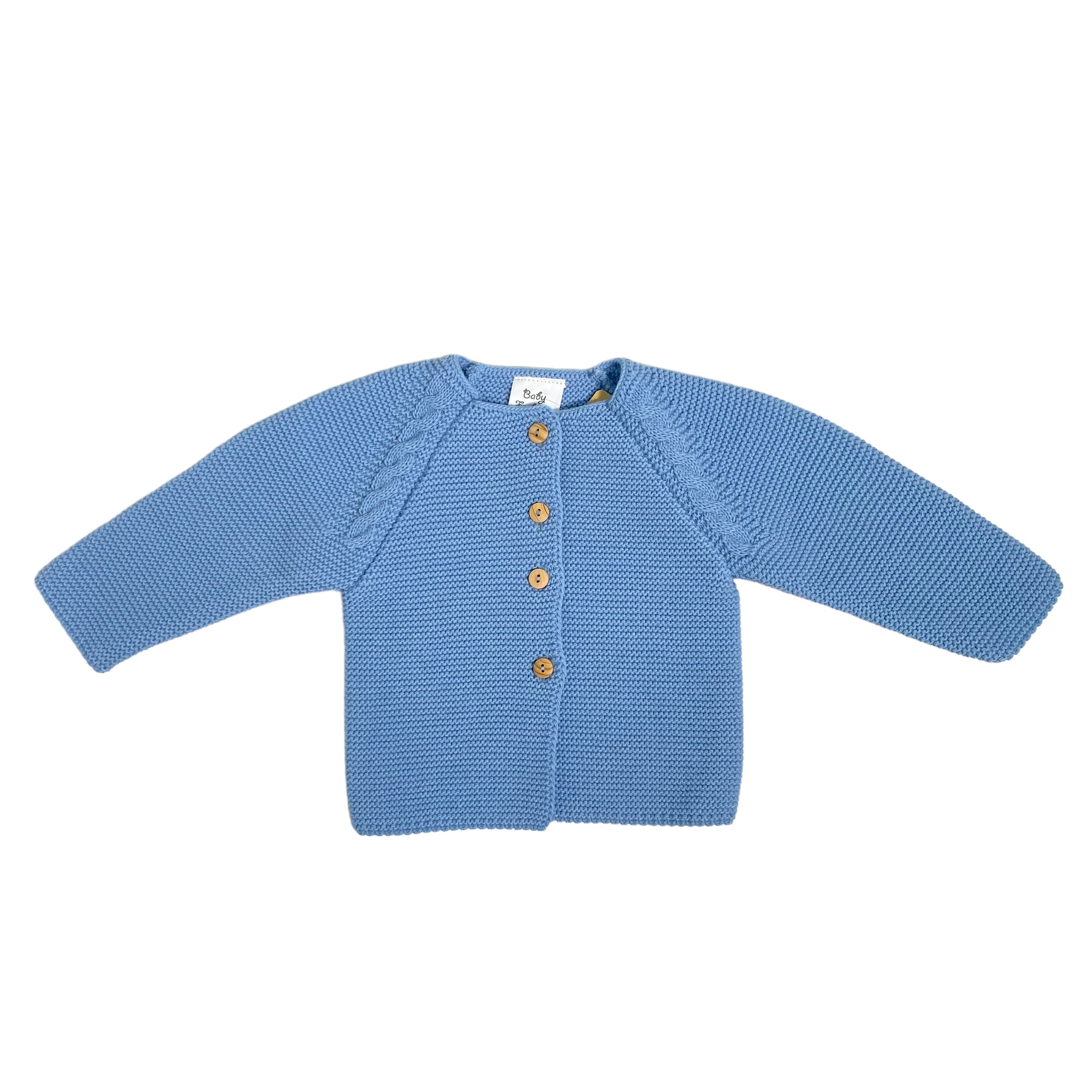 Cardigan Con Bottoni In Legno Neonato/a BABY FASHION 510.4 - Baby Fashion - LuxuryKids