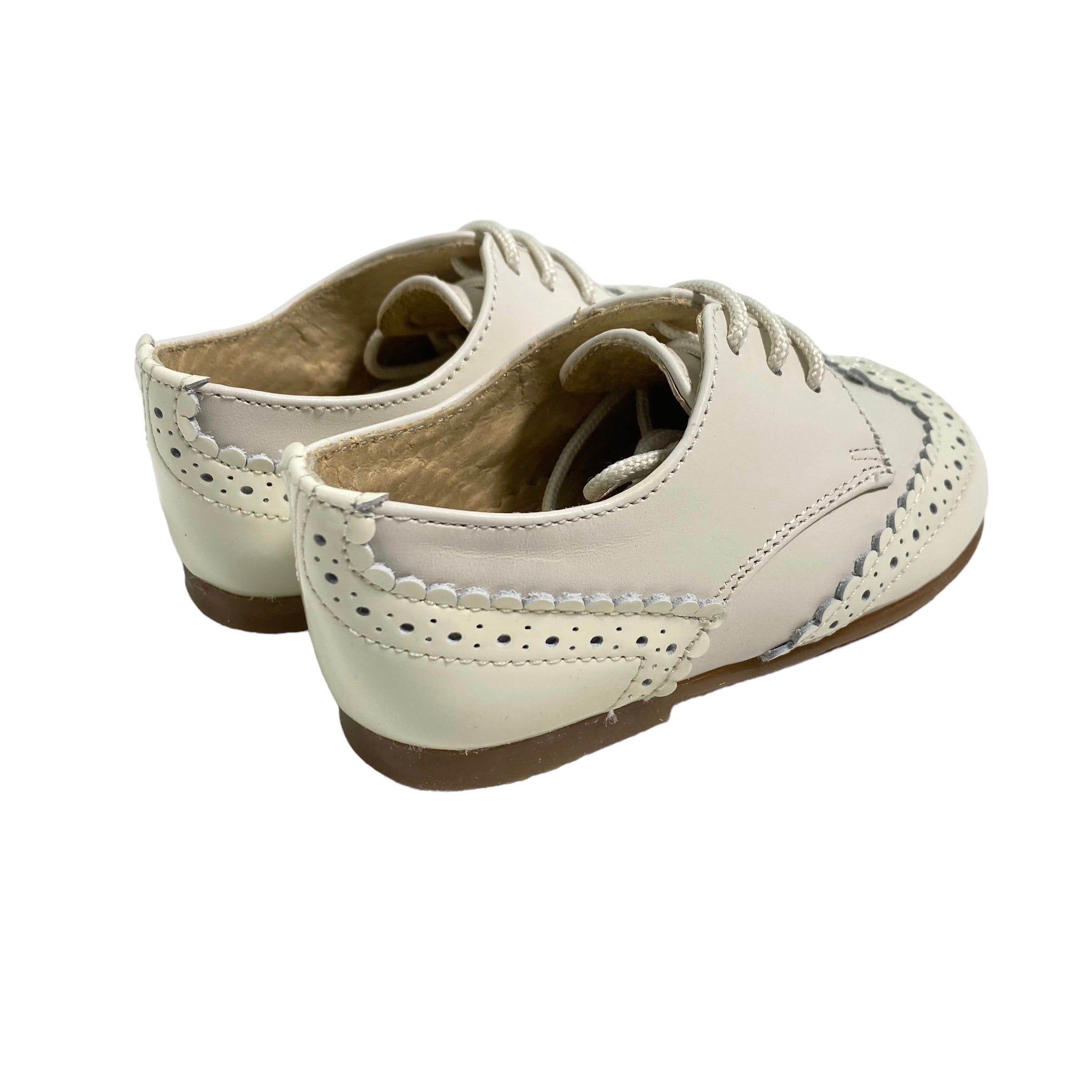 Scarpe Primi Passi Modello Francesina In Pelle Neonato RIZITOS B3215 - RIZITOS - Luxury Kids