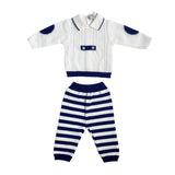 Tutina Spezzata In Filo Di Cotone Neonato I DELFI 2021A