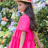 PATACHOU Mädchen-Baumwollkleid mit halben Ärmeln 3633420