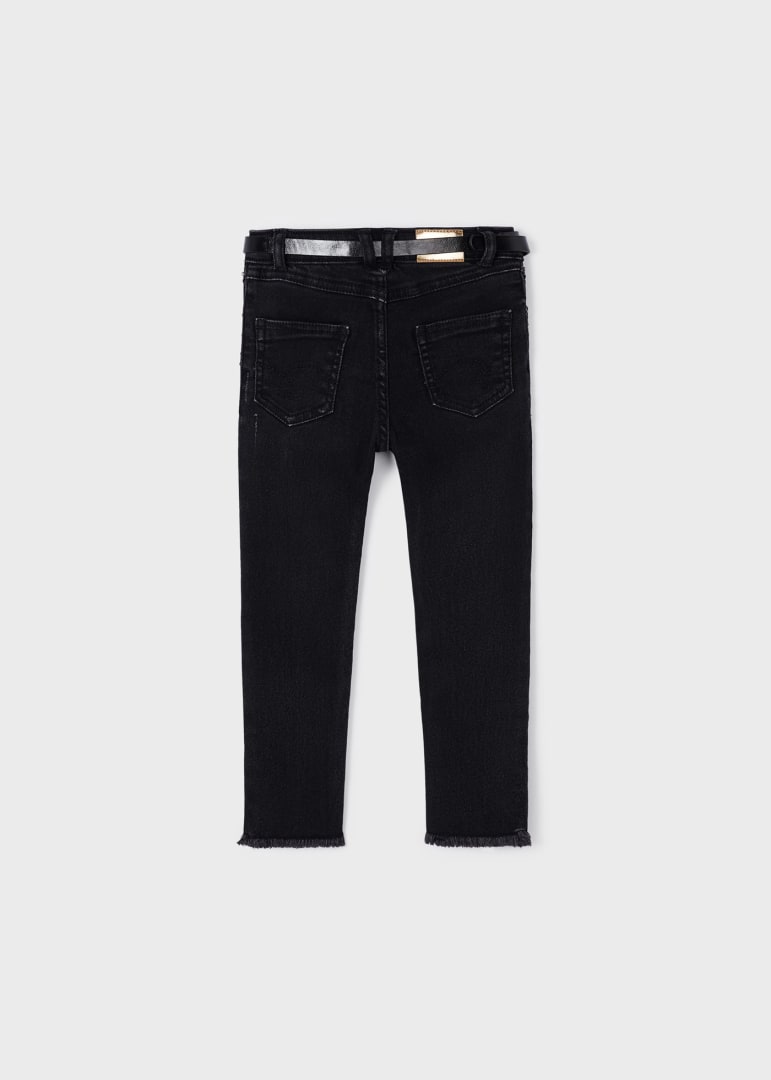 Jeans Lungo Skinny Con Cintura Bambina MAYORAL 3509 - MAYORAL - Luxury Kids