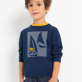 Maglioncino In Filo Di Cotone Con Motivo Stampato Bambino MAYORAL 3347 - MAYORAL - Luxury Kids