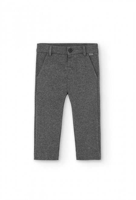 Pantalone In Punto Milano Slim Fit Neonato BOBOLI 715025 - BOBOLI - LuxuryKids