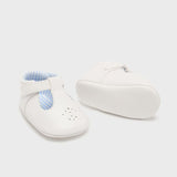 Scarpe Da Culla In Ecopelle Con Velcro Neonato MAYORAL 9621 - MAYORAL - Luxury Kids