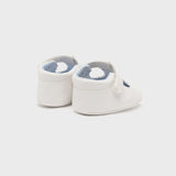Scarpe Da Culla In Ecopelle Con Velcro Neonato MAYORAL 9621 - MAYORAL - Luxury Kids