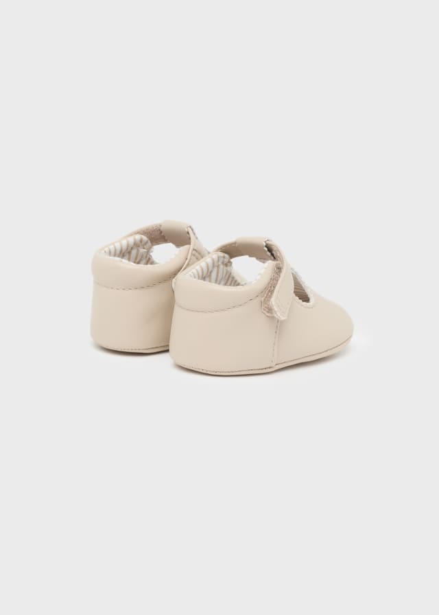 Scarpe Da Culla In Ecopelle Con Velcro Neonato MAYORAL 9621 - MAYORAL - Luxury Kids