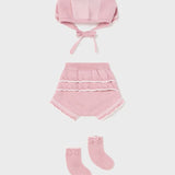 Set 3 Pezzi Con Culotte Calzini E Cuffia Neonata MAYORAL 9617 - MAYORAL - Luxury Kids