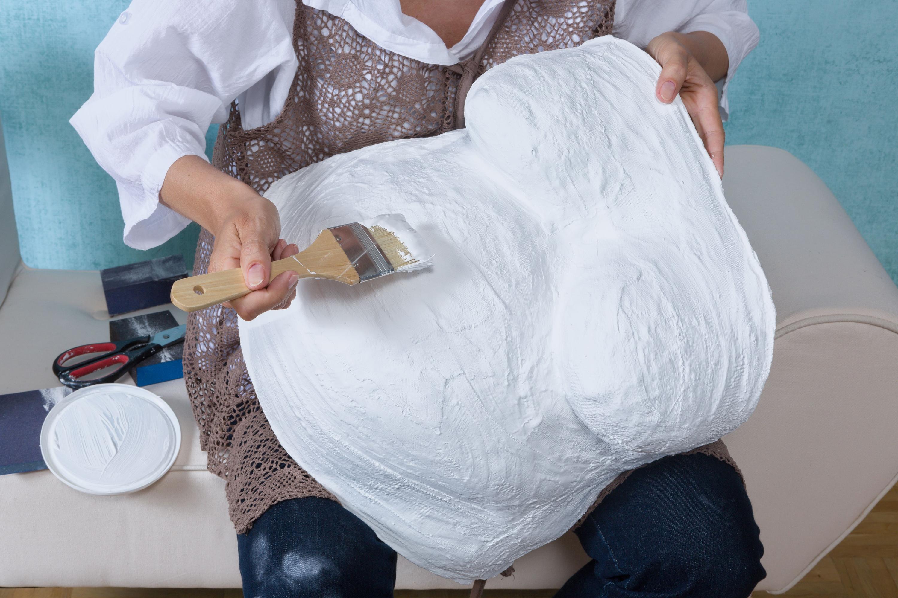 Calco in gesso per pancione