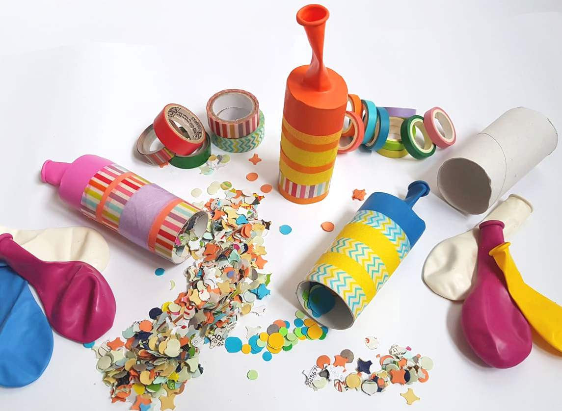 Carnevale: spara coriandoli