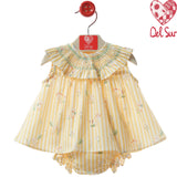 Abito Corto Smanicato Con Culotte Stampato Neonata DEL SUR 0070