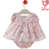 Abito Corto Stampato Con Culotte Neonata DEL SUR 0076