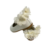 Scarpe Modello Ballerina Con Fiori In Pelle Bambina RIZITOS B3611R