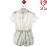 Bermuda Con Camicia In Cotone Neonato DEL SUR 0278