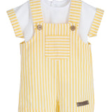 Completo con Salopette Giallo Neonato CALAMARO 11110