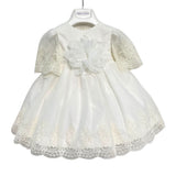 Abito Elegante Battesimale In Tulle Neonata TETO E TATTA VE7428