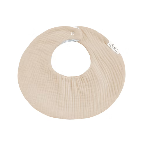 Bavetta In Spugna E Garza Di Cotone Neonato/a CUCUSETTETE COLLETTO