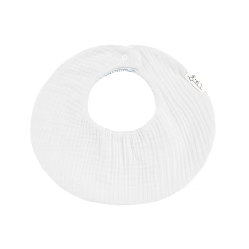 Bavetta In Spugna E Garza Di Cotone Neonato/a CUCUSETTETE COLLETTO