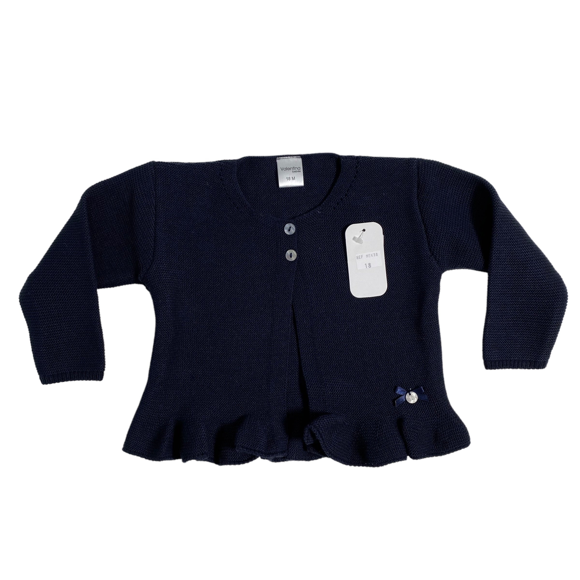 Cardigan In Maglia Neonata VALENTINA BEBè MEK18