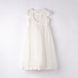 Abito Elegante In Tulle E Pizzo Bambina SARABANDA B461