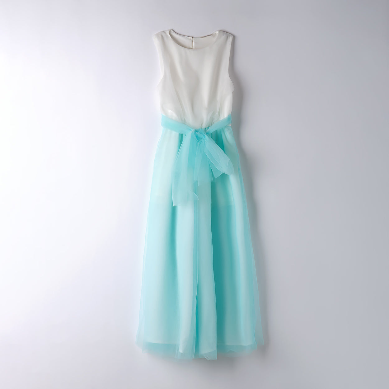 Tuta Elegante Smanicata In Crepe E Tulle Bambina SARABANDA B486