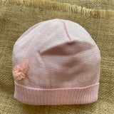 Hut aus 100% Wolle Rosa Baby Mädchen CREAZIONI LUANA 7050C