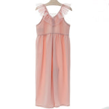 Tuta Elegante Smanicata In Tessuto Bambina DEL SUR 1276