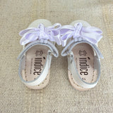 Minorchina Glitter Sandals with Satin Bow INDEX 300