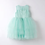 Abito Elegante Smanicato In Tulle Neonata SARABANDA B463