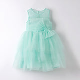 Abito Elegante Smanicato In Tulle Neonata SARABANDA B463