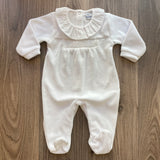 Tutina Intera in Ciniglia Punto smock Neonata BABIDU 19717